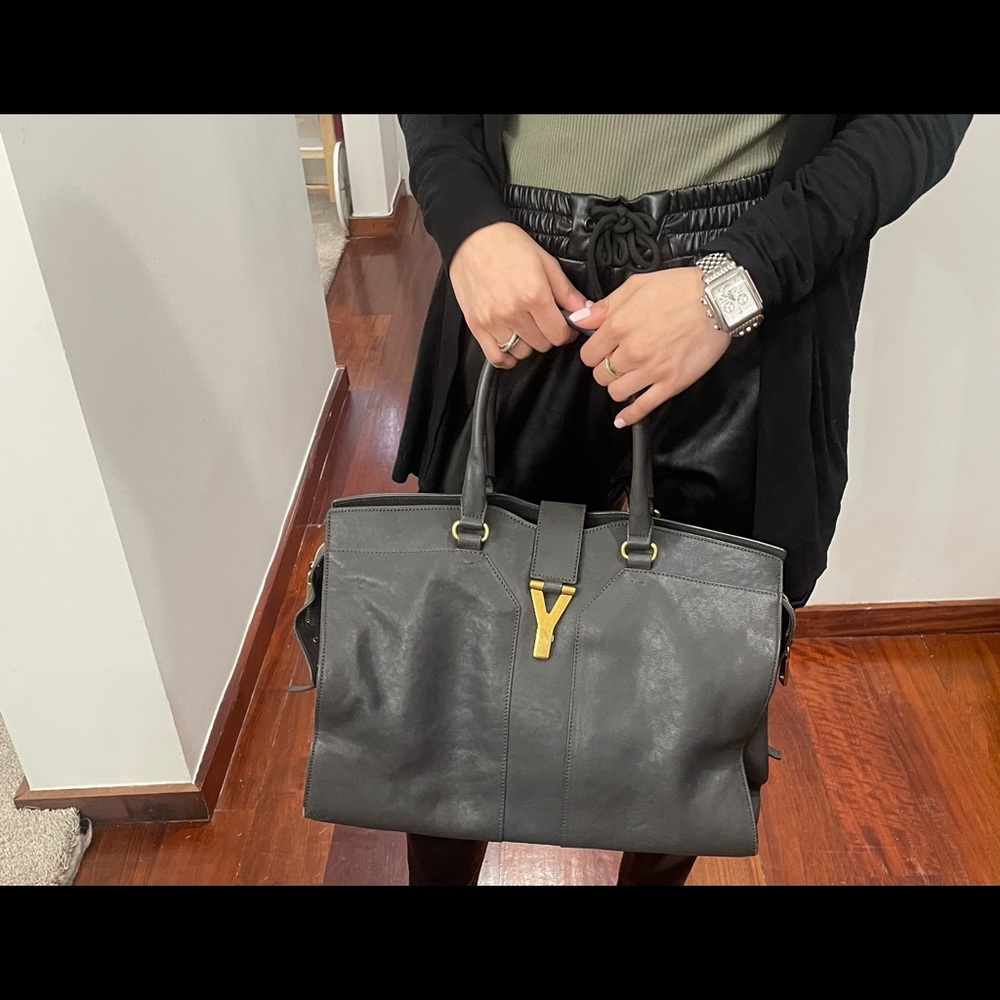 YSL Classic Y Cabas handbag